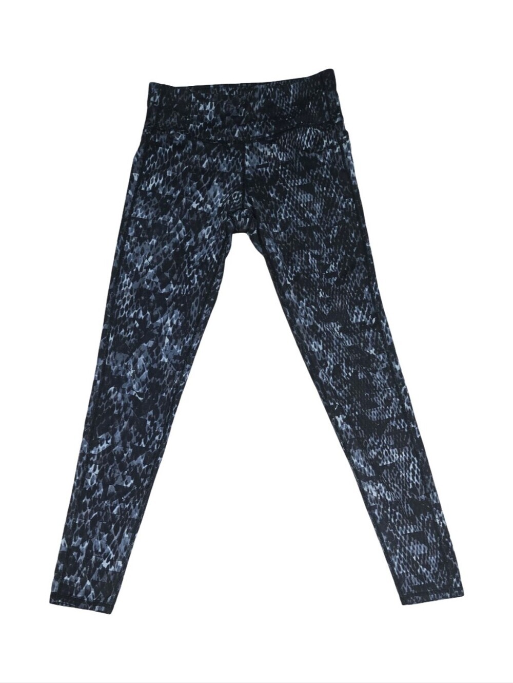 Athleta Leggings Black Snakeskin Yoga Athleisure Athletic Activwear Size S